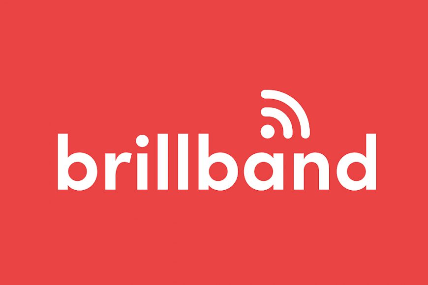 Brillband app based broadband logo